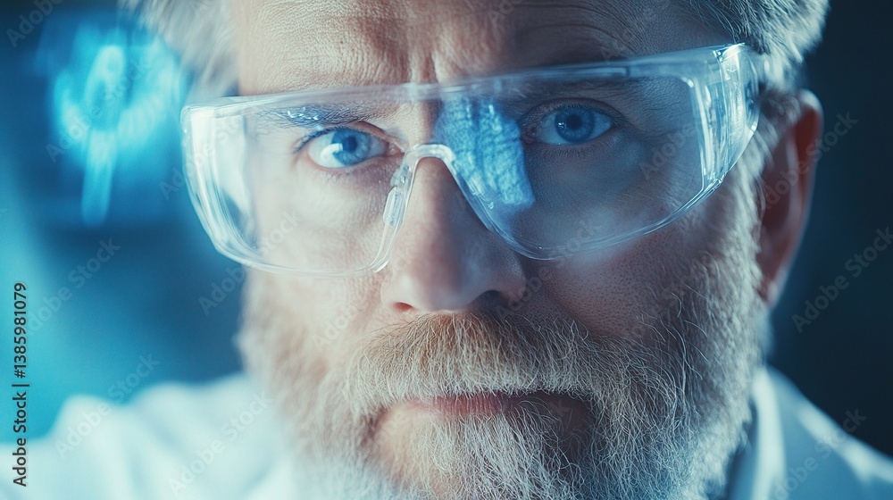 Doctor Using Smart Glasses for Real-Time Data Analysis in Lab Doctor Using Smart Glasses for Real-Time Data Analysis in Lab
