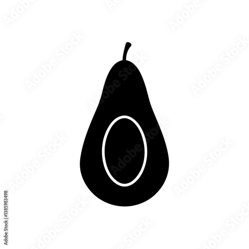 pear on white background