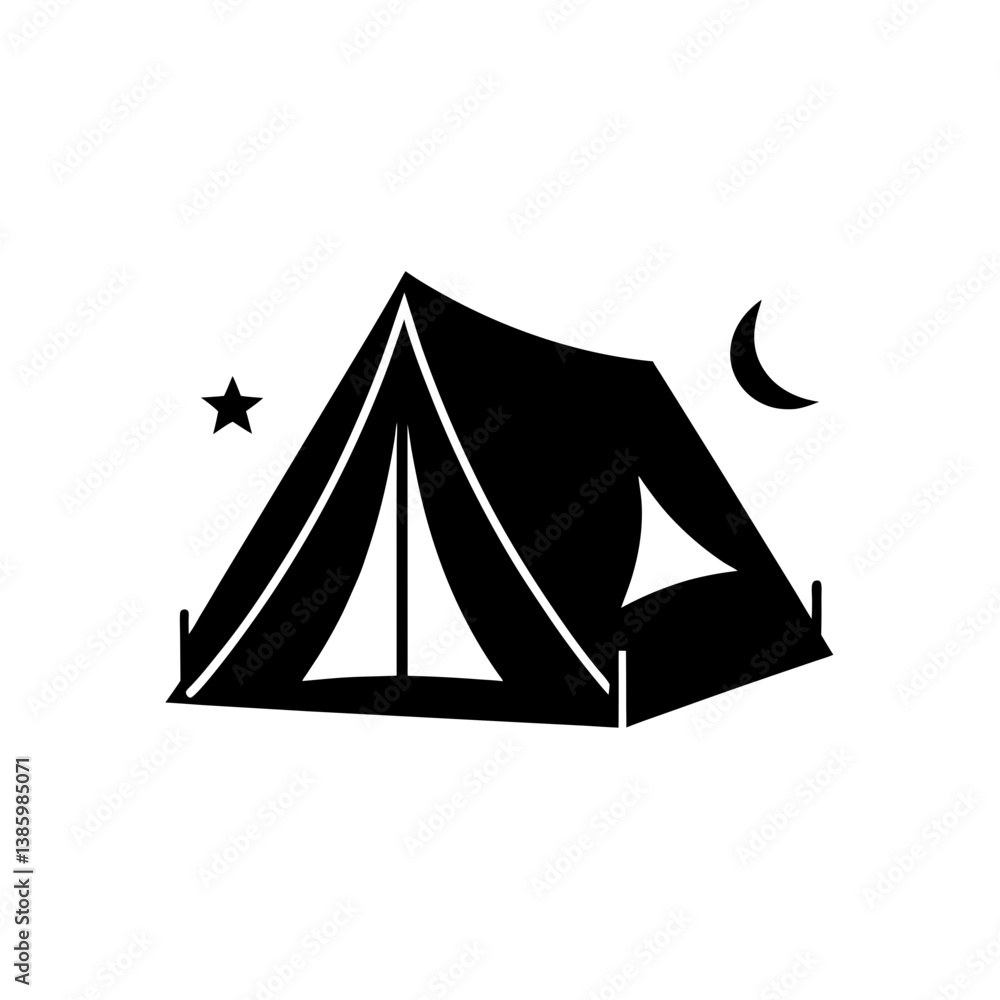 vector illustration of tent vector illustration of tent
