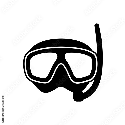 diving mask and snorkel