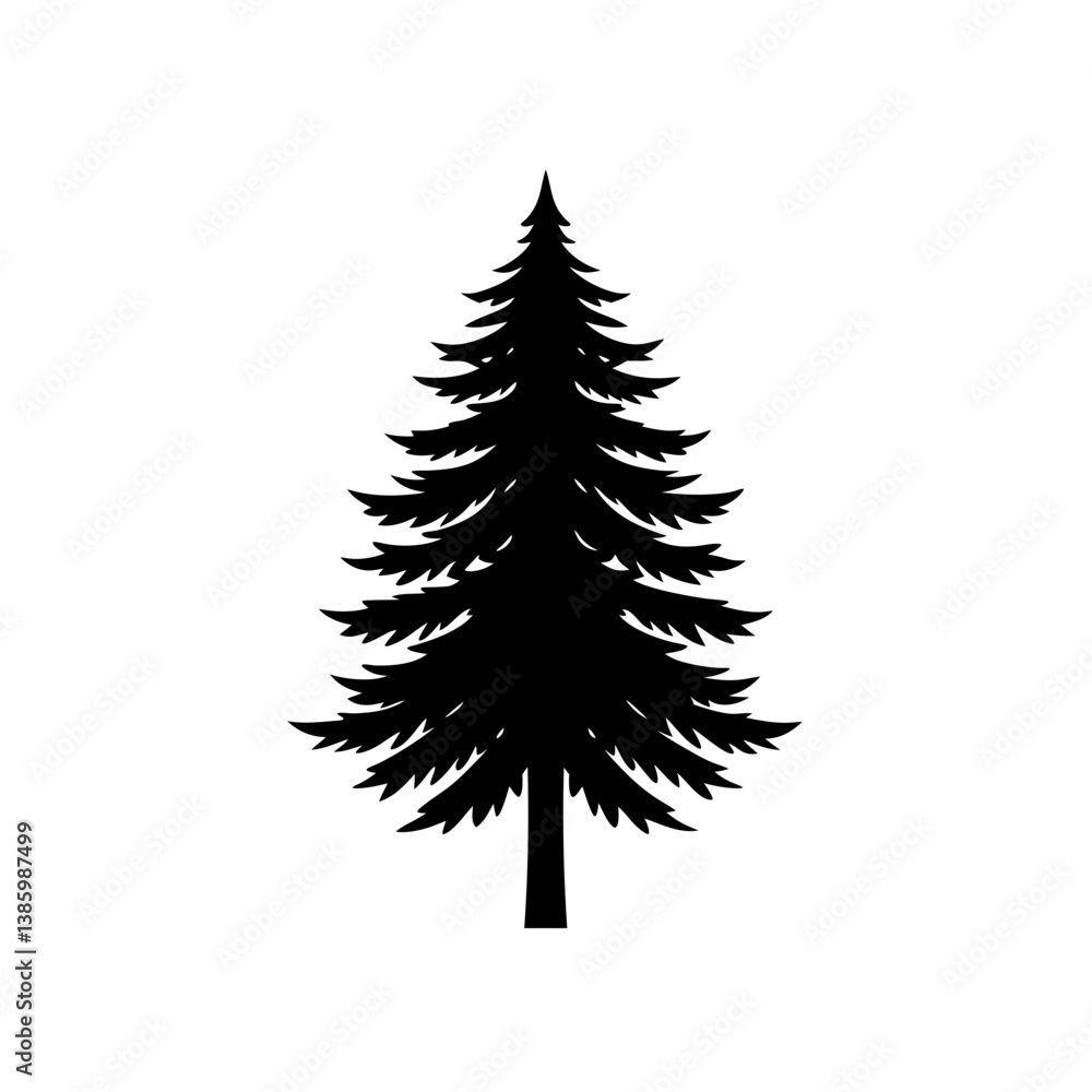 set of christmas trees set of christmas trees