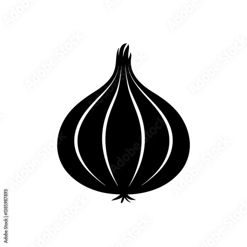 red onion isolated on white background