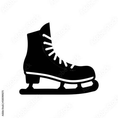 ice skates isolated on white