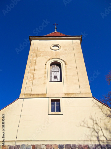 Obraz na płótnie Evangelische Kirche aus dem 13. Jahrhundert
w salonie