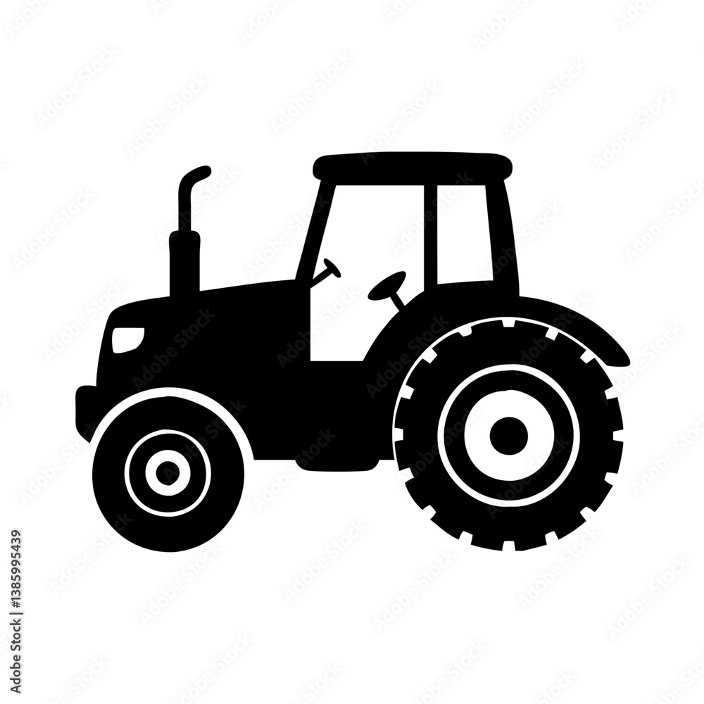 tractor icon, tractor silhouette vector illustration-simple silhouette illustration of tractor, perfect for tractor logos and icons tractor icon, tractor silhouette vector illustration-simple silhouette illustration of tractor, perfect for tractor logos and icons