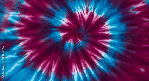 Crimson & Cobalt Swirl AI Generated