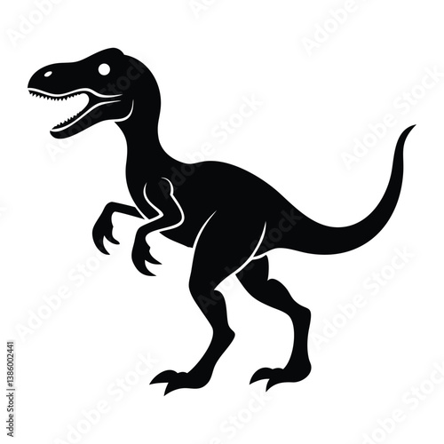 tyrannosaurus rex dinosaur vector illustration