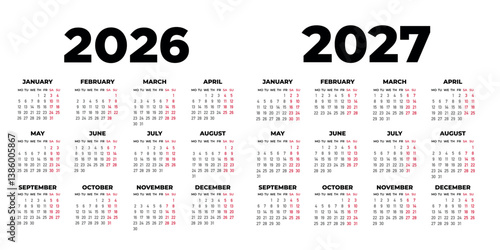 calendar 2026 2027