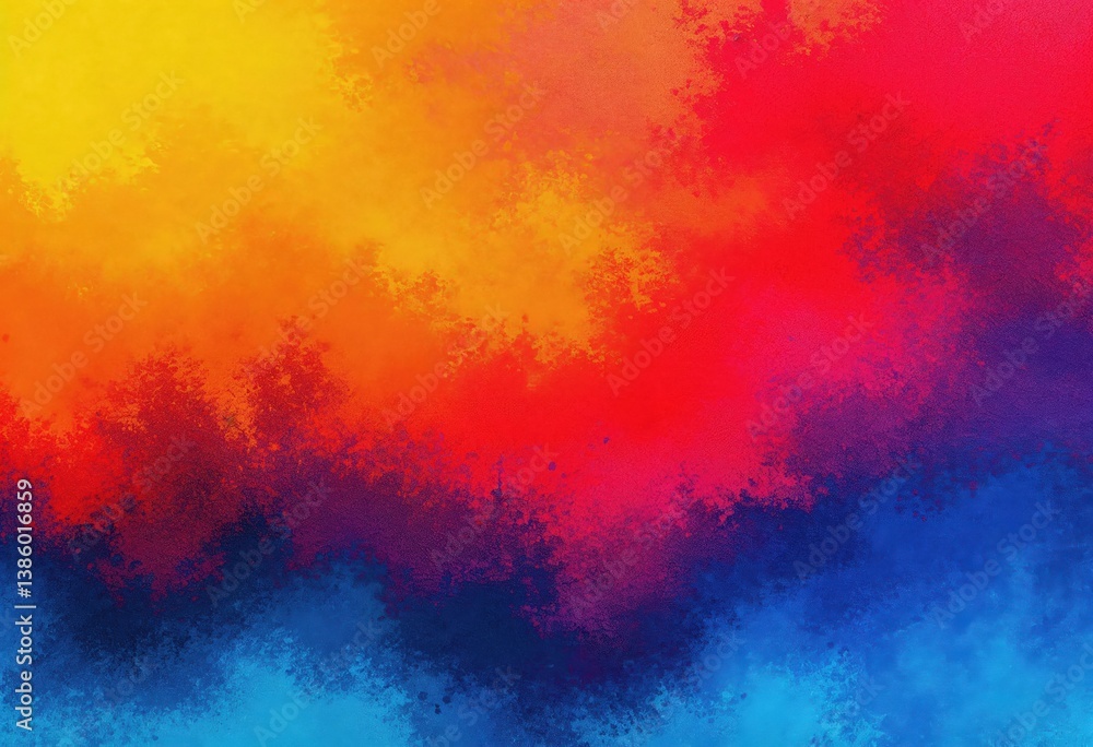 Fototapeta premium Colorful Gradient Splash Background for Modern Digital Ads and Visual Branding