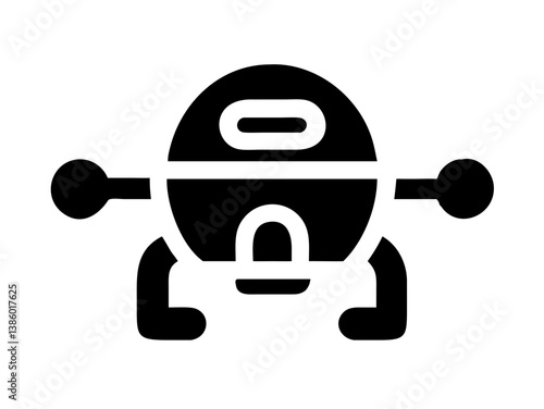robot logo design 