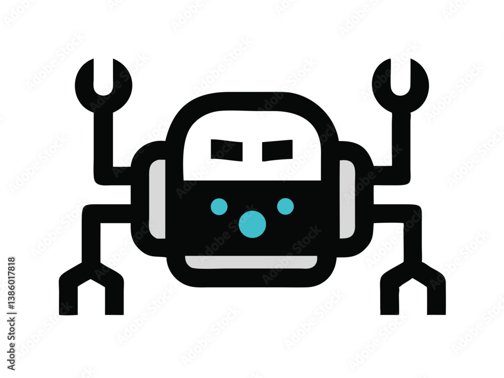 robot logo design robot logo design