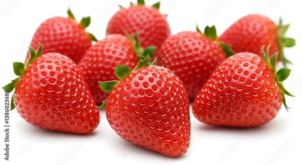 Ripe red strawberries Ripe red strawberries