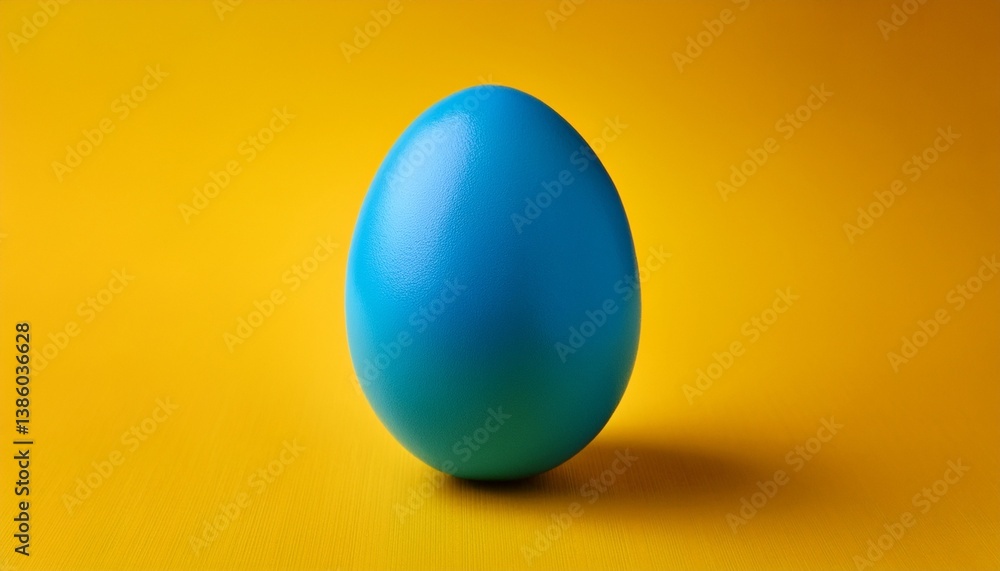 easter eggs on yellow easter eggs on yellow