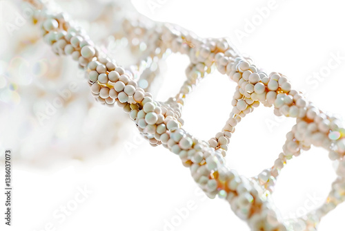 Heredity and genetic variation explained through the study of gene functions and transmission isolated on transparent background