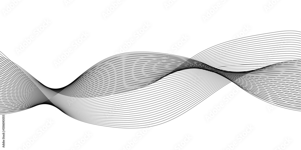 Abstract wavy grey lines stream element for design on white background. You can use for Web, Wallpaper, Template, Desktop background, Business banner, poster design. Abstract wavy grey lines stream element for design on white background. You can use for Web, Wallpaper, Template, Desktop background, Business banner, poster design.