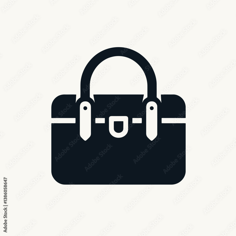 very simple flat and single minimalist Bag Handle Silhouettes in black on a white background very simple flat and single minimalist Bag Handle Silhouettes in black on a white background