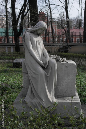 statue, sculpture, monument, architecture, history, city, old, cemetery