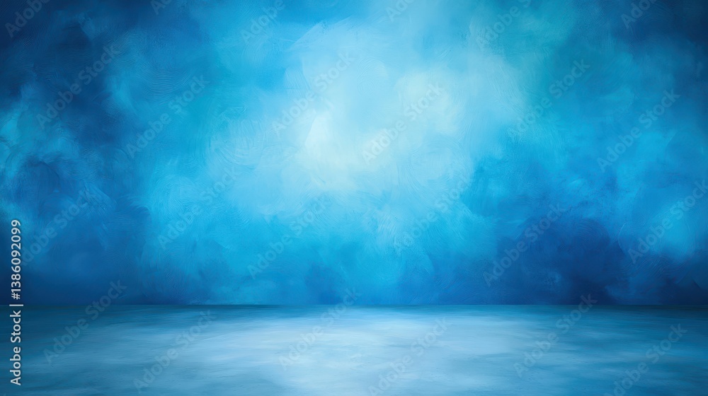 Abstract blue background with radiant white spot, minimalist modern design Abstract blue background with radiant white spot, minimalist modern design