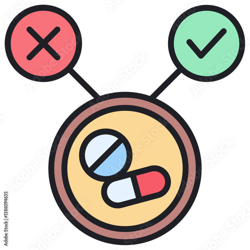 Feasibility Lineal Color Icon