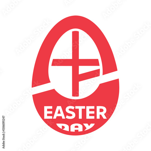 Free Download Logo for Easter Day festival with egg design - GFXLoad