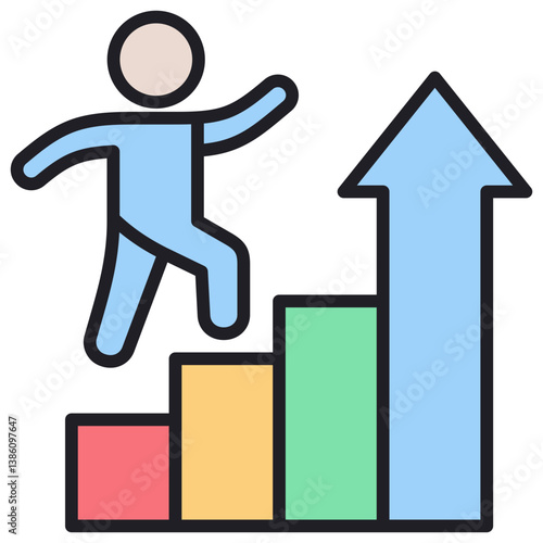 Effort Lineal Color Icon