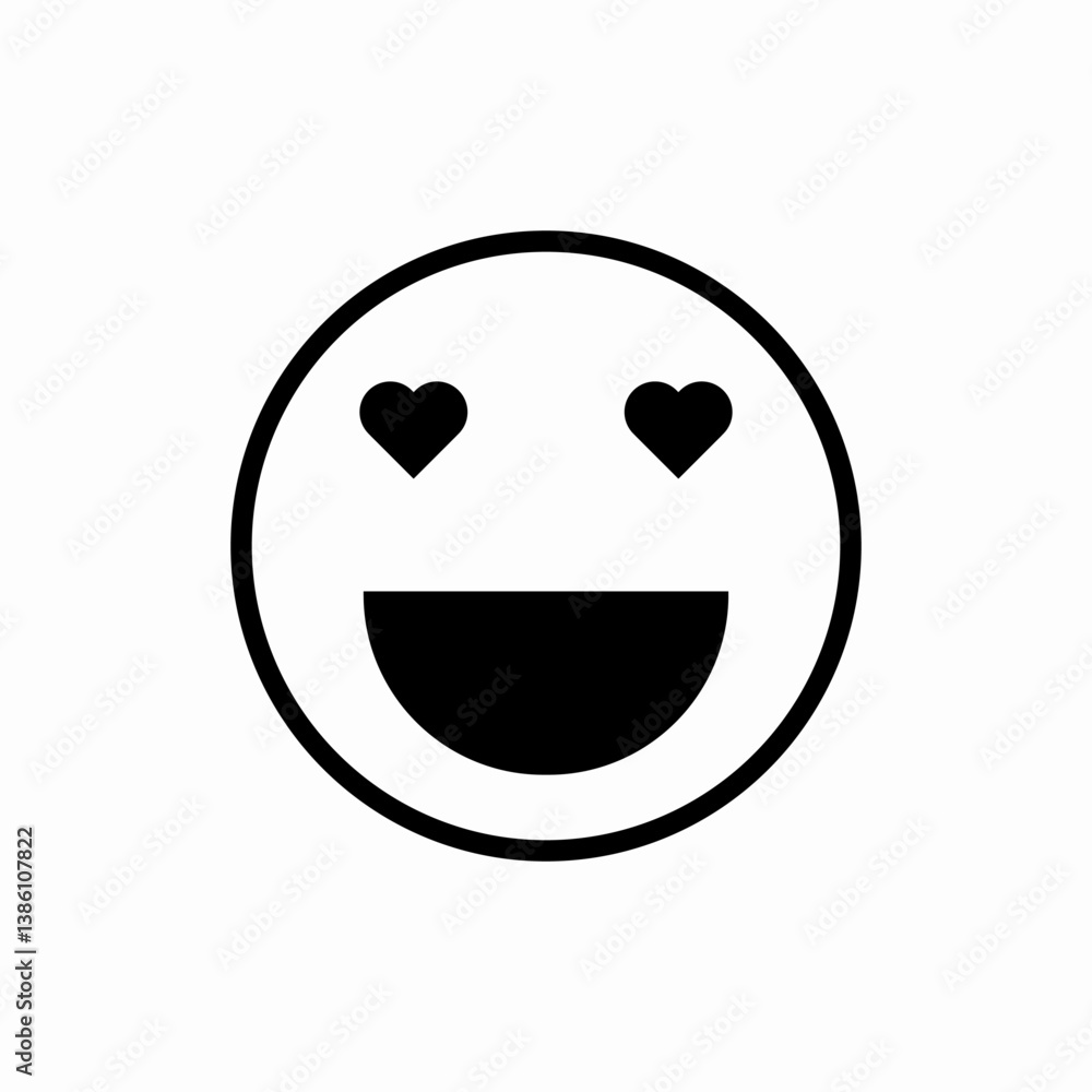 Heart Struck icon vector sign Heart Struck icon vector sign