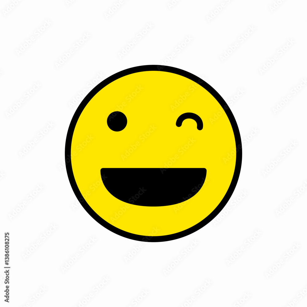 Laughing Mood icon vector sign Laughing Mood icon vector sign