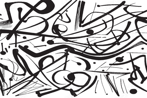 Abstract geometric pattern, texture. Random, chaotic pattern element
