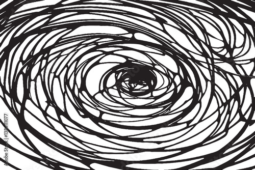 Abstract geometric pattern, texture. Random, chaotic pattern element
