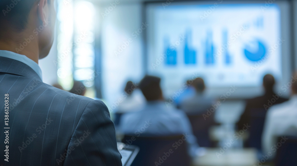A business plan presentation being given to potential investors. .stock image, hd quality, natural look, blog post, finance A business plan presentation being given to potential investors. .stock image, hd quality, natural look, blog post, finance