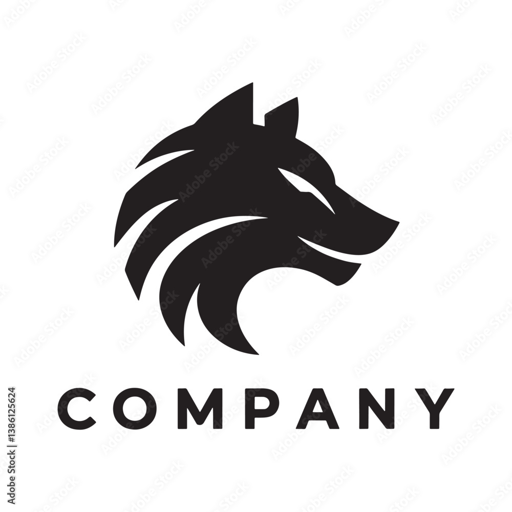Fototapeta premium Deer Logo Design, Deer Head Design, Deer Silhouette Design Vector 