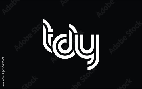 Foto TDY Creative Unique Modern Letter Logo Design
