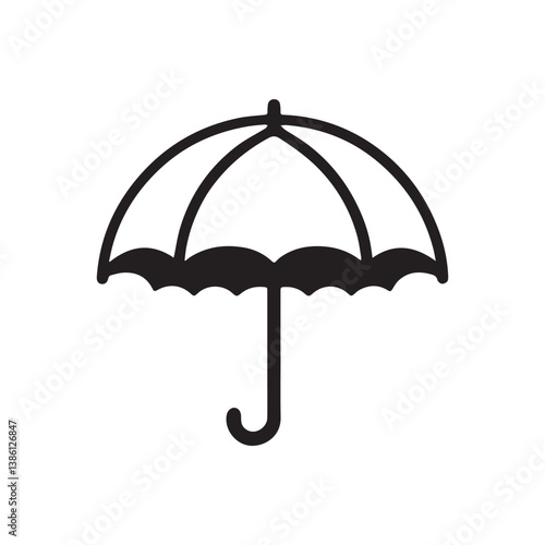 umbrella isolated on white background
