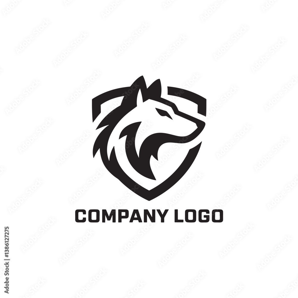 Fototapeta premium Deer Logo Design, Deer Head Design, Deer Silhouette Design Vector 