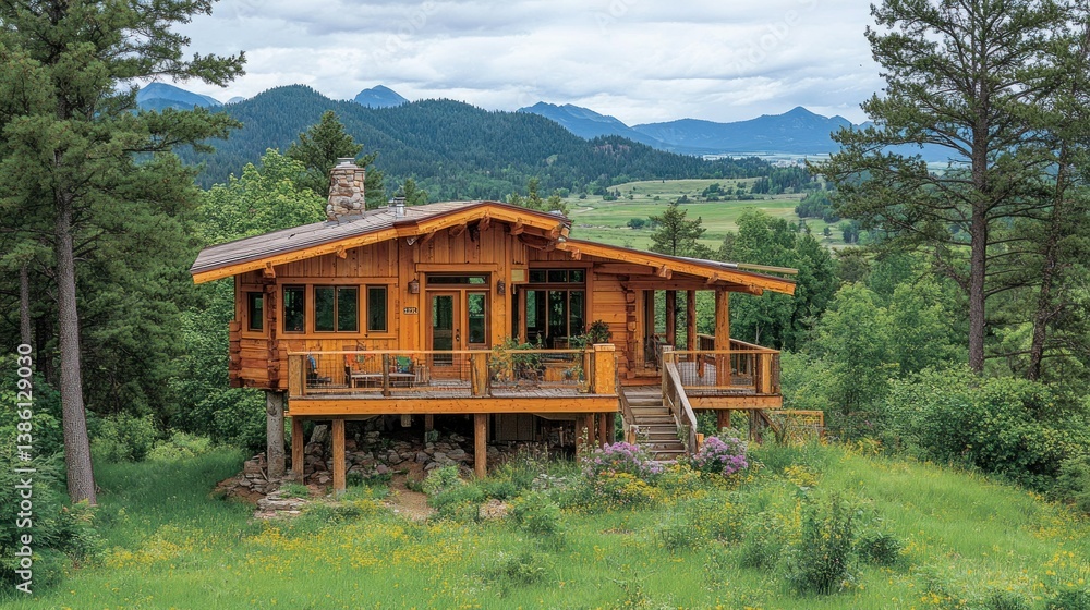 Mountaintop Log Cabin Retreat: Breathtaking Views and Tranquil Serenity Mountaintop Log Cabin Retreat: Breathtaking Views and Tranquil Serenity