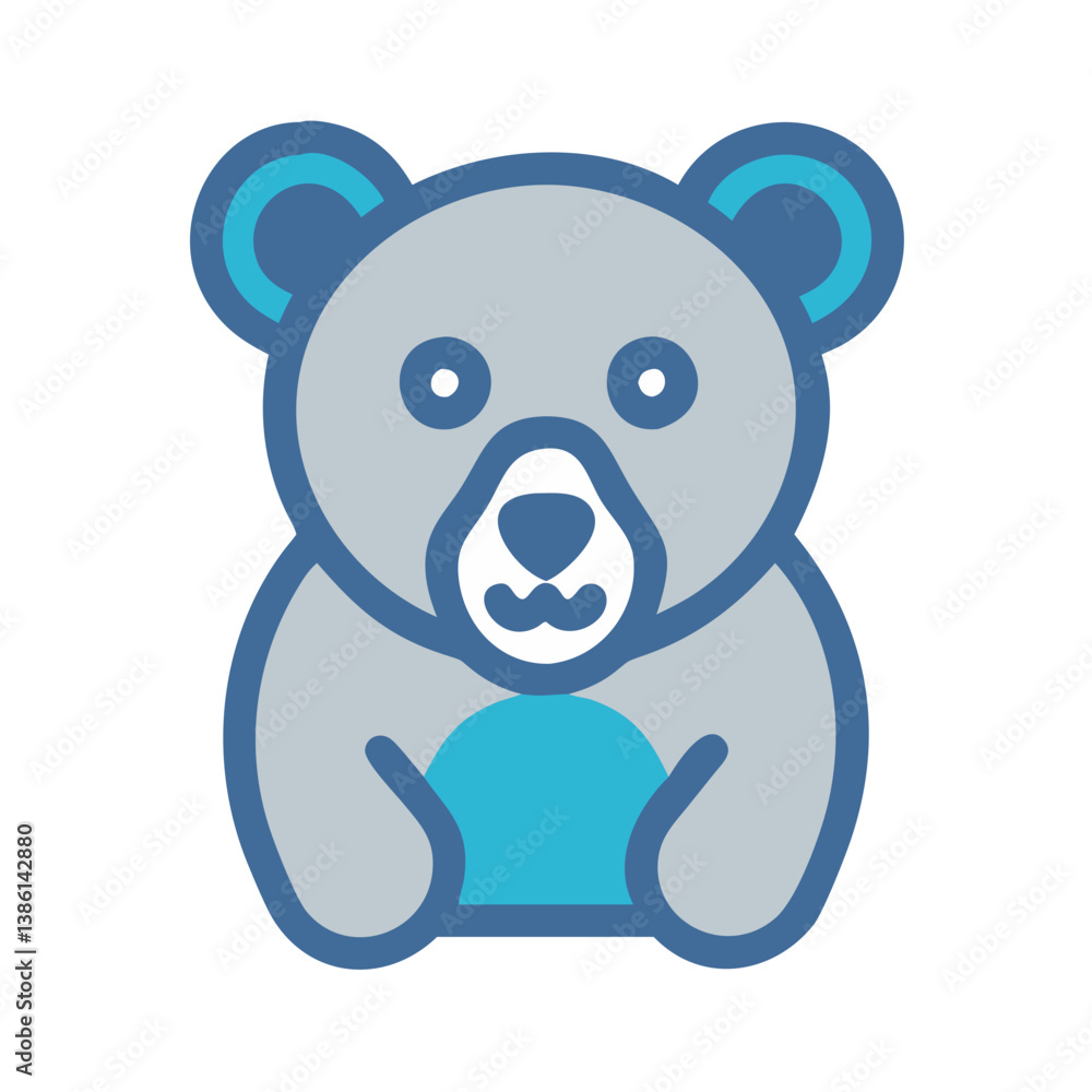 Obraz premium Versatile Bear Icon for Illustrations