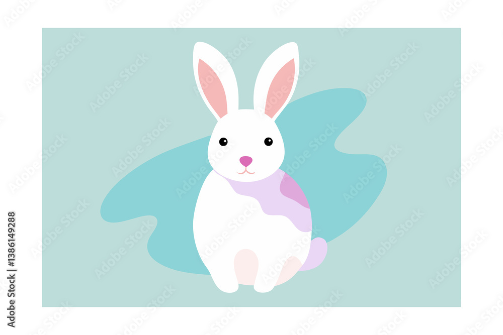 easter bunny with eggs easter bunny with eggs