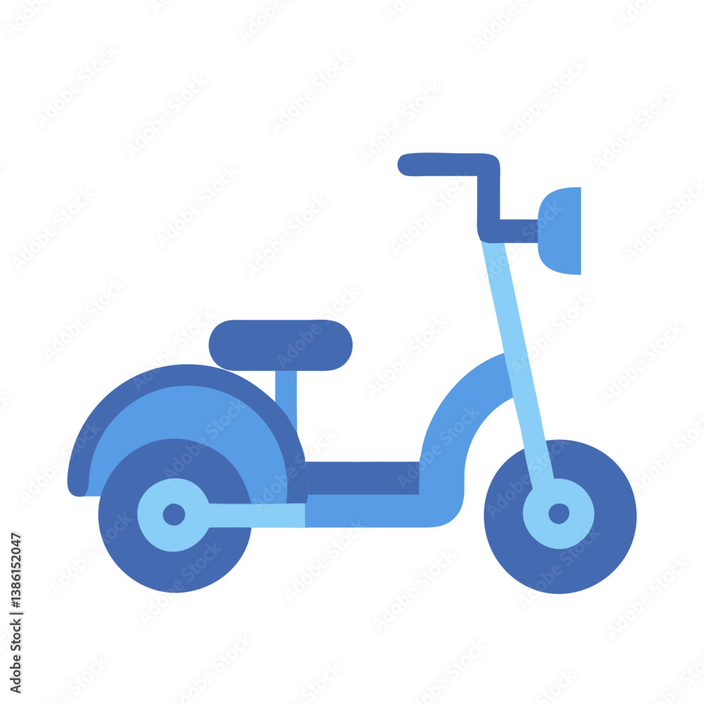 Simple Scooter Icon for Fun Simple Scooter Icon for Fun