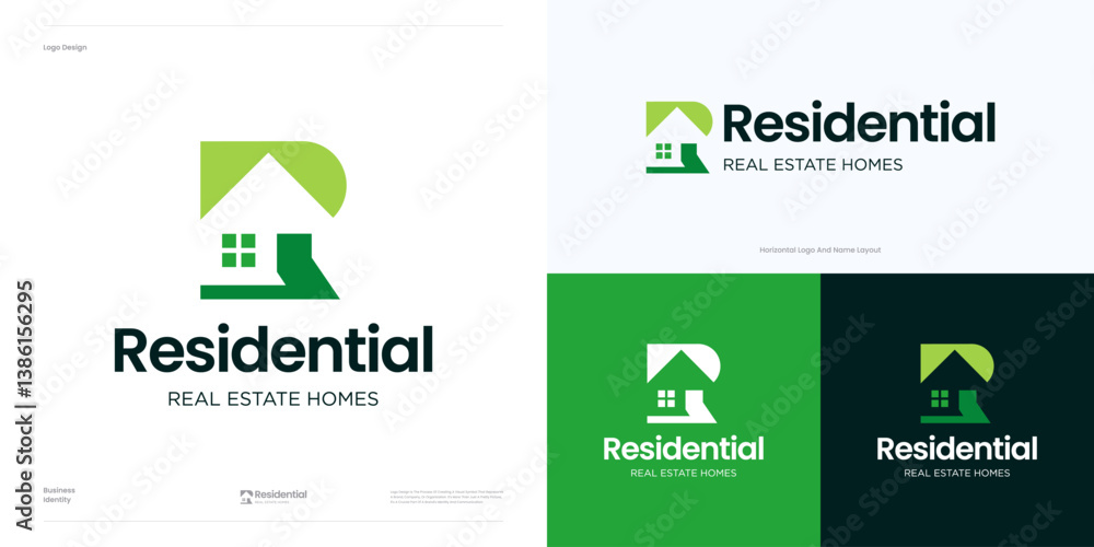 Modern letter R home logo icon design vector, Initial R house symbol for real estate, architecture, property, agency, building construction, residential, interior furniture sign and brand identity. Modern letter R home logo icon design vector, Initial R house symbol for real estate, architecture, property, agency, building construction, residential, interior furniture sign and brand identity.