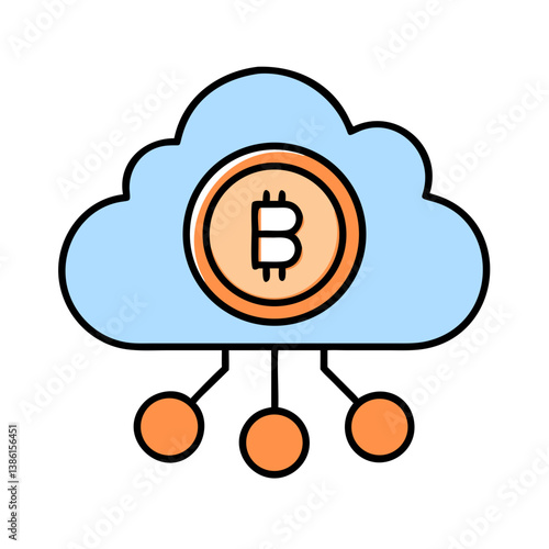 Bitcoin Cloud Mining Network Decentralized Digital Currency