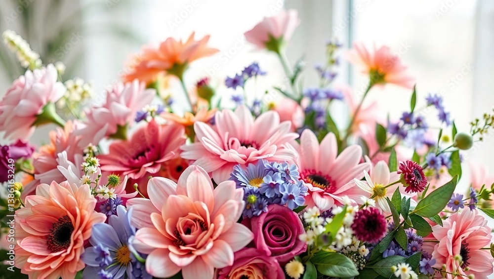 Elegant Floral Arrangement, Perfect for a Spring Display Elegant Floral Arrangement, Perfect for a Spring Display
