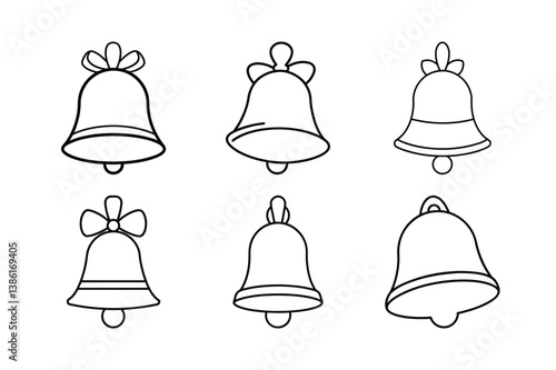 set of christmas bells