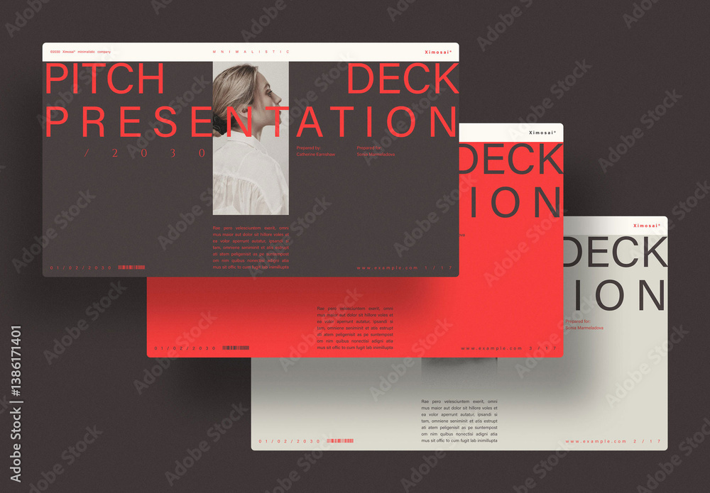 Pitch Deck Presentation Template Stock Template | Adobe Stock