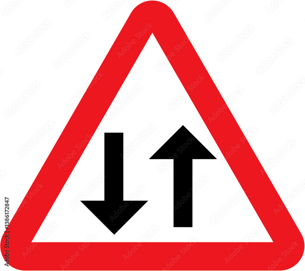 Arrow up Arrow down directional sign Arrow up Arrow down directional sign