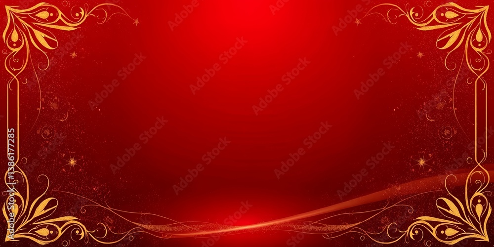 Elegant Red Gold Festive Background Design Template Luxury Invitation art card frame decor event Elegant Red Gold Festive Background Design Template Luxury Invitation art card frame decor event