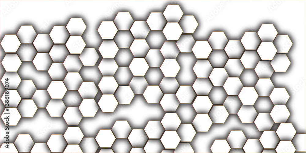 Abstract pattern with hexagonal white and gray line paper background eometric mesh cell texture. modern futuristic vector illustration geometry science and technology cover Abstract pattern with hexagonal white and gray line paper background eometric mesh cell texture. modern futuristic vector illustration geometry science and technology cover