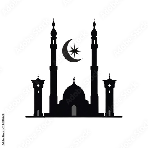 taj mahal vector illustration