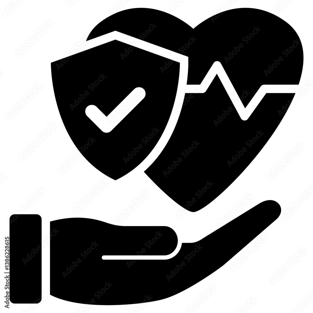 Φωτογραφία Life icon glyph