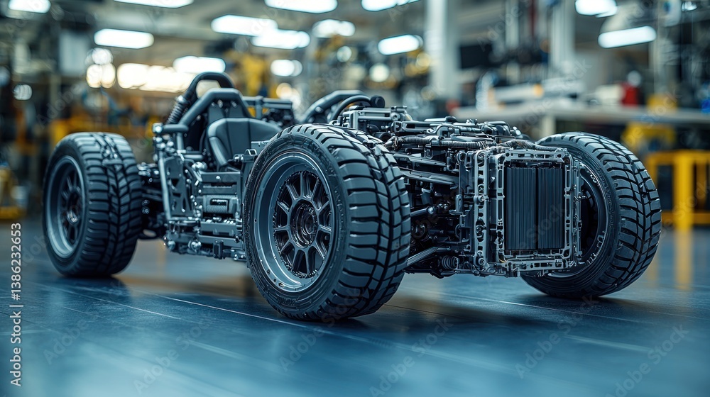 Futuristic vehicle chassis Futuristic vehicle chassis