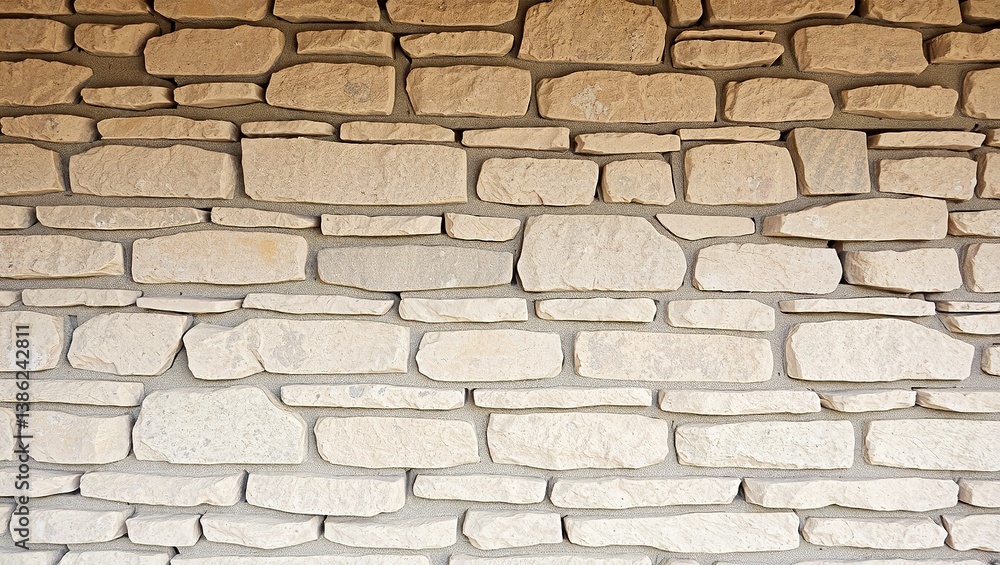 Fototapeta premium Rustic Stone Wall Background with Copy Space for Product Display